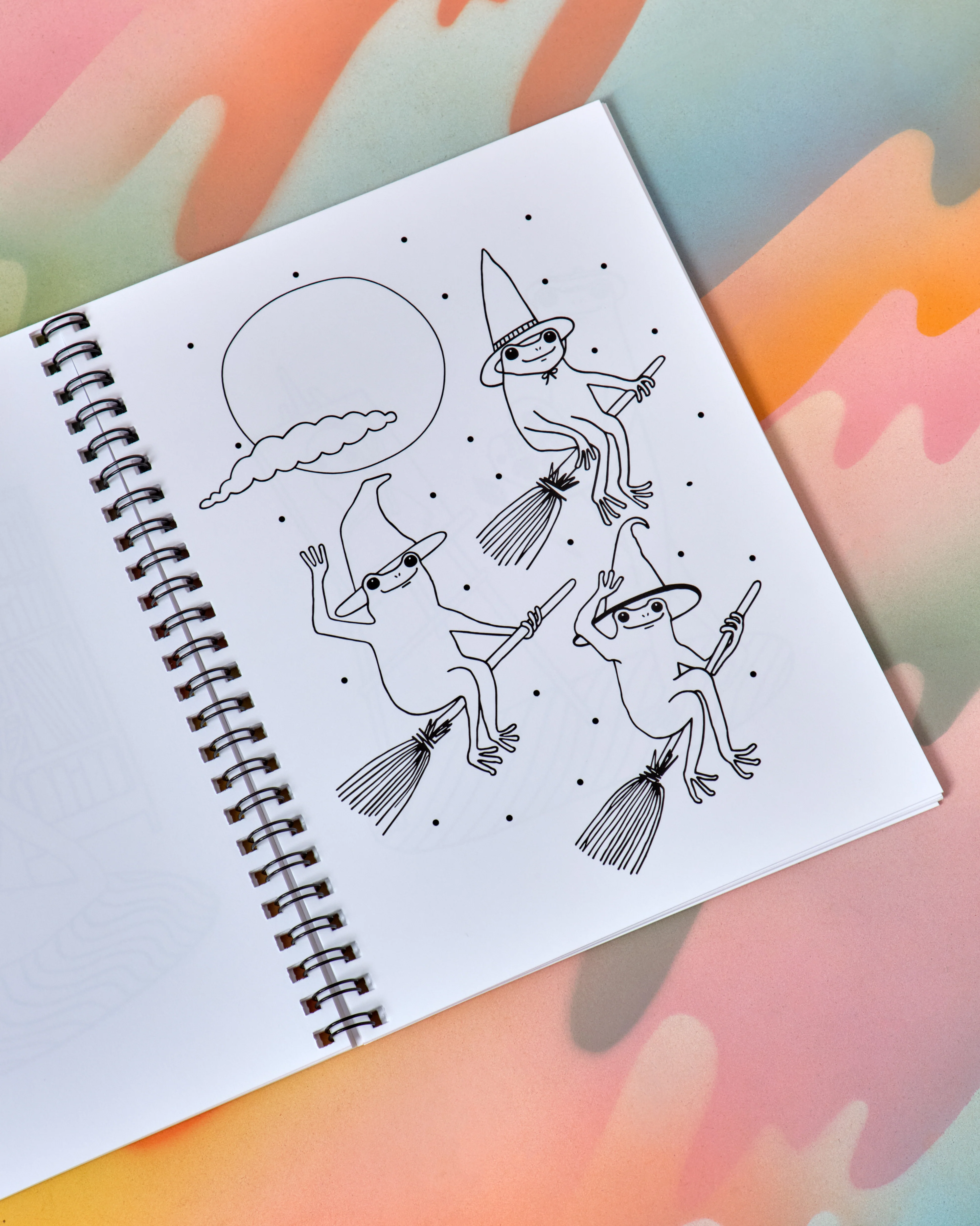 Froggy in Color Coloring Book - Image 3