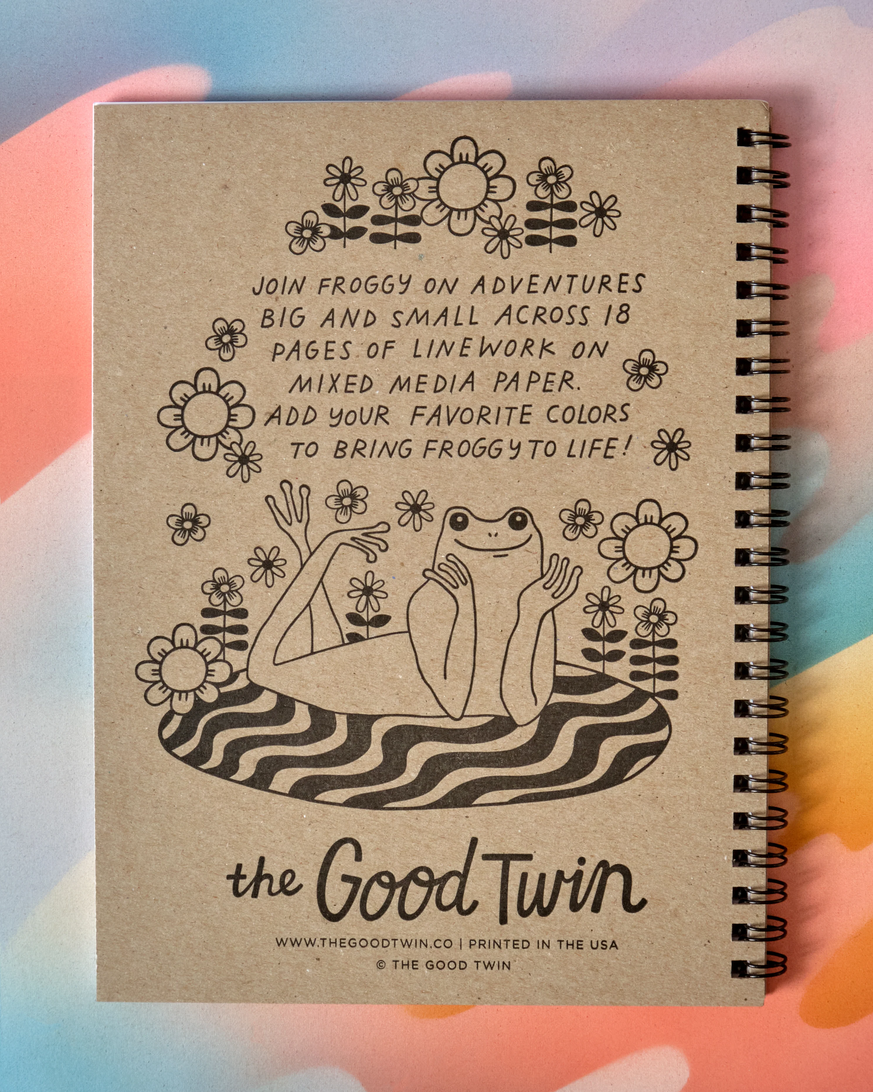 Froggy in Color Coloring Book - Image 5